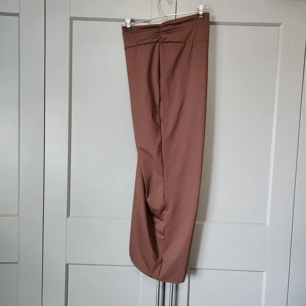 Skims Recycled Swim Sarong Skirt Cocoa Brown XS Coverup SW-SKT-0016